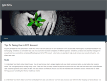 Tablet Screenshot of ppctips2.weebly.com