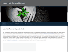 Tablet Screenshot of laserhairremovallondon.weebly.com