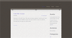 Desktop Screenshot of callmecrazy.weebly.com