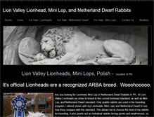 Tablet Screenshot of lionvalleylionheads.weebly.com