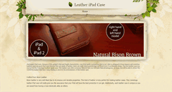 Desktop Screenshot of leatheripadcaseonline.weebly.com