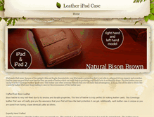 Tablet Screenshot of leatheripadcaseonline.weebly.com