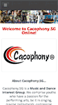 Mobile Screenshot of cacophonysg.weebly.com