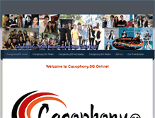 Tablet Screenshot of cacophonysg.weebly.com