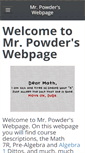 Mobile Screenshot of dpowder.weebly.com
