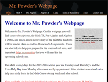 Tablet Screenshot of dpowder.weebly.com
