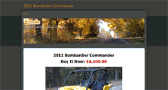 Desktop Screenshot of 2011bombardiercommander.weebly.com