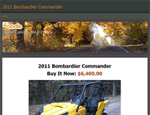 Tablet Screenshot of 2011bombardiercommander.weebly.com