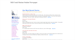 Desktop Screenshot of millcreekmariner.weebly.com