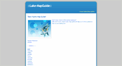 Desktop Screenshot of lakemapguide.weebly.com