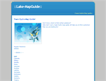 Tablet Screenshot of lakemapguide.weebly.com