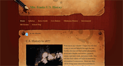 Desktop Screenshot of mrsfranksushistory.weebly.com