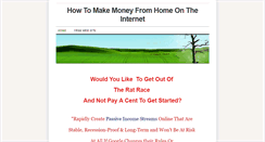 Desktop Screenshot of howtomakemoneyfromhomeontheinternet.weebly.com