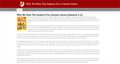 Desktop Screenshot of jacksonfiveseries.weebly.com