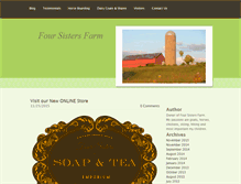 Tablet Screenshot of four-sisters-farm.weebly.com