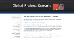 Desktop Screenshot of globalbrahmakumaris.weebly.com