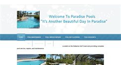 Desktop Screenshot of paradisepoolsal.weebly.com