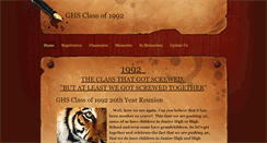 Desktop Screenshot of ghsclassof92.weebly.com