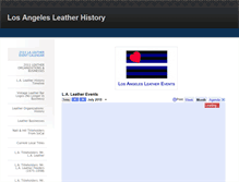 Tablet Screenshot of laleatherhistory.weebly.com