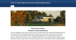 Desktop Screenshot of houstonrenttoownhomes.weebly.com