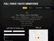 Tablet Screenshot of fullforceyouth.weebly.com