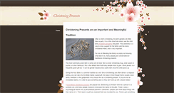 Desktop Screenshot of christeningpresents.weebly.com