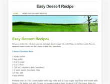 Tablet Screenshot of easydessertsrecipe.weebly.com