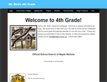Tablet Screenshot of mrbird.weebly.com