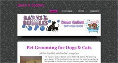 Desktop Screenshot of barksandbubbles.weebly.com