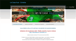 Desktop Screenshot of lacasaazul.weebly.com