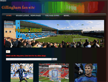 Tablet Screenshot of gillinghamfc.weebly.com