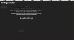 Desktop Screenshot of handbagshomeshow.weebly.com
