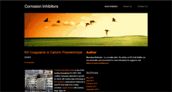 Desktop Screenshot of corrosion-inhibitors.weebly.com