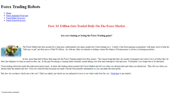 Desktop Screenshot of forextradingrobots.weebly.com