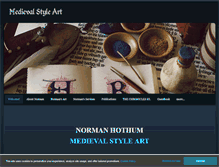 Tablet Screenshot of medievalstyleart.weebly.com