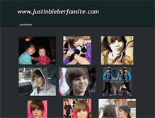 Tablet Screenshot of justinbieberfansite2.weebly.com