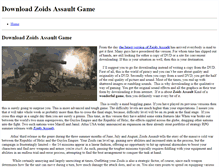 Tablet Screenshot of download-zoids-assault-game-free.weebly.com