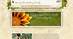 Desktop Screenshot of growingthemartinezfamily.weebly.com