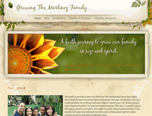 Tablet Screenshot of growingthemartinezfamily.weebly.com