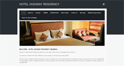 Desktop Screenshot of highwayresidencyhotel.weebly.com