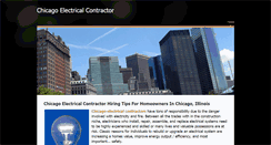 Desktop Screenshot of chicagoelectricalcontractor.weebly.com