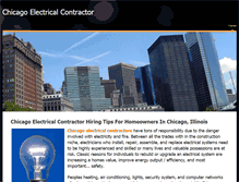 Tablet Screenshot of chicagoelectricalcontractor.weebly.com