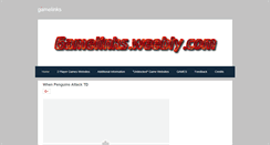Desktop Screenshot of gamelinks.weebly.com