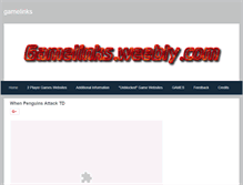 Tablet Screenshot of gamelinks.weebly.com