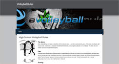 Desktop Screenshot of evolleyballrules.weebly.com