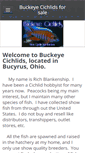 Mobile Screenshot of buckeyecichlids.weebly.com