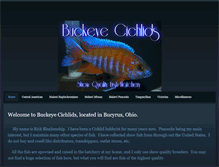 Tablet Screenshot of buckeyecichlids.weebly.com