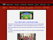 Tablet Screenshot of mrsprotz2ndgrade.weebly.com