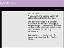 Tablet Screenshot of jaysvipsalon.weebly.com