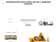 Tablet Screenshot of blancajlcdm.weebly.com